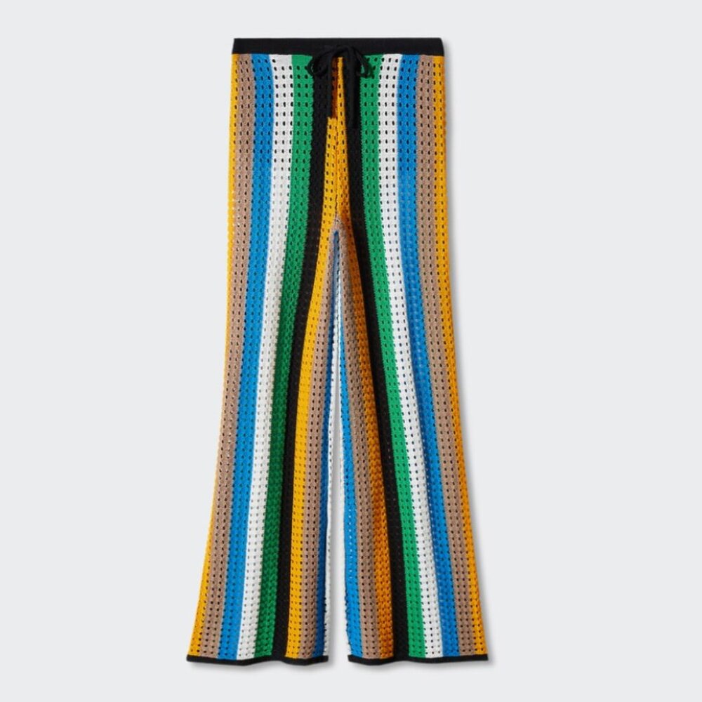 Mango x Simon Miller Openwork knit pants